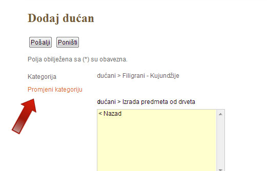 Promjena ktegorije